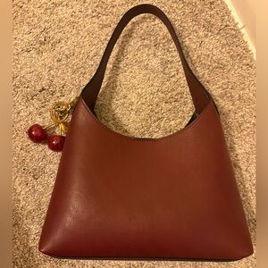 Burgundy Leather Handbag / Shoulder Bag / Brooklyn Style